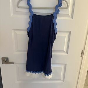 Anthropologie Navy Pool Coverup
